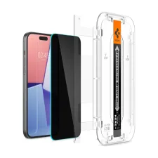 Spigen GLAStR Privacy EZ Fit Screenprotector + Applicator - 2-pack Apple iPhone 16 / 15