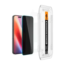 Spigen GLAStR Privacy EZ Fit Screenprotector + Applicator - 2-pack Apple iPhone 17 / 17 Pro / 16 Pro