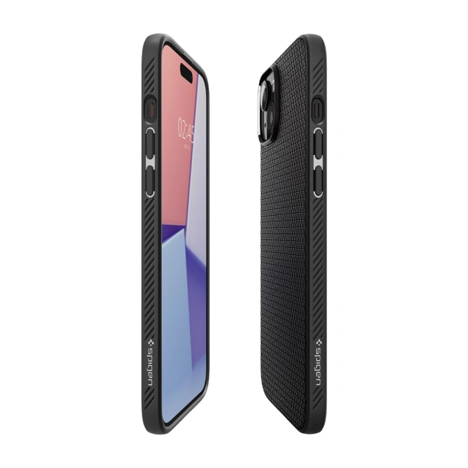 Spigen Liquid Air™ Backcover Apple iPhone 15 - Matte Black