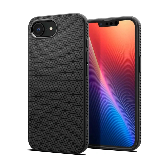 Spigen Liquid Air™ Backcover Apple iPhone 17e / 16e - Matte Black
