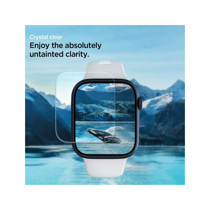 Spigen Neo Flex Optical Film Screenprotector (3 pack) Apple Watch Series 4-9 / SE - 44/45 mm