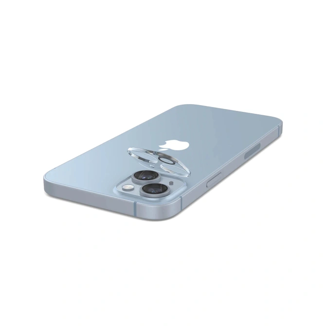 Spigen Optik Lens Protector - Full Camera bescherming (2-pack) Apple iPhone 14 / 14 Plus - Crystal Clear