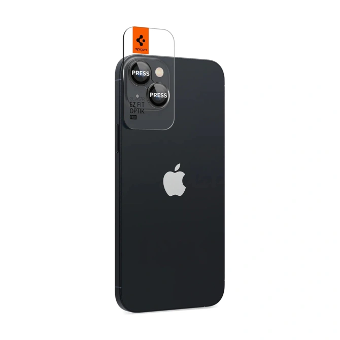 Spigen Optik Lens Protector - Full Camera bescherming (2-pack) Apple iPhone 15 / 15 Plus / 14 / 14 Plus - Black