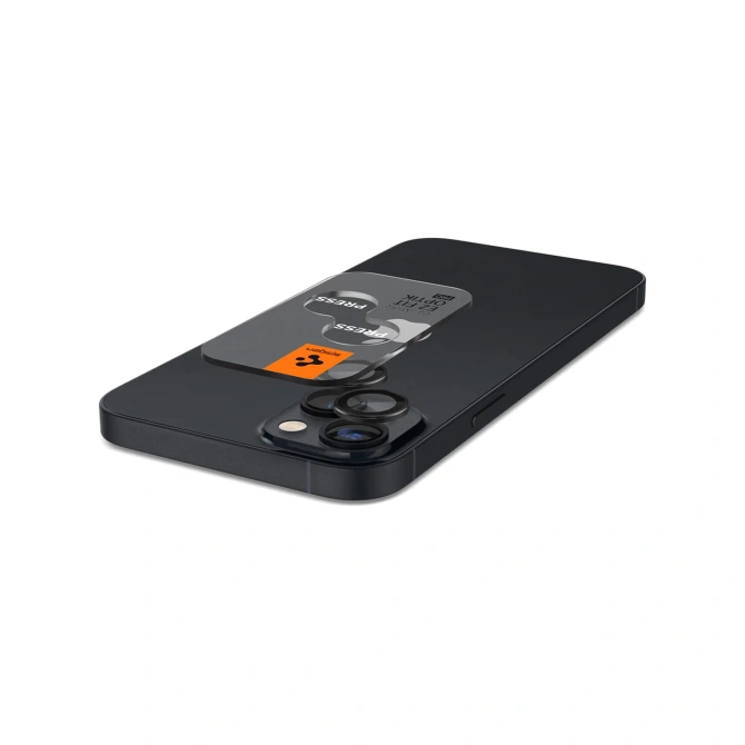 Spigen Optik Lens Protector - Full Camera bescherming (2-pack) Apple iPhone 15 / 15 Plus / 14 / 14 Plus - Black