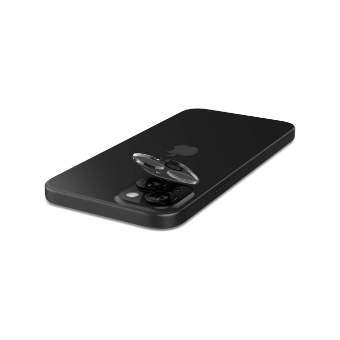 Spigen Optik Lens Protector - Full Camera bescherming (2-pack) Apple iPhone 15 / 15 Plus - Crystal Clear