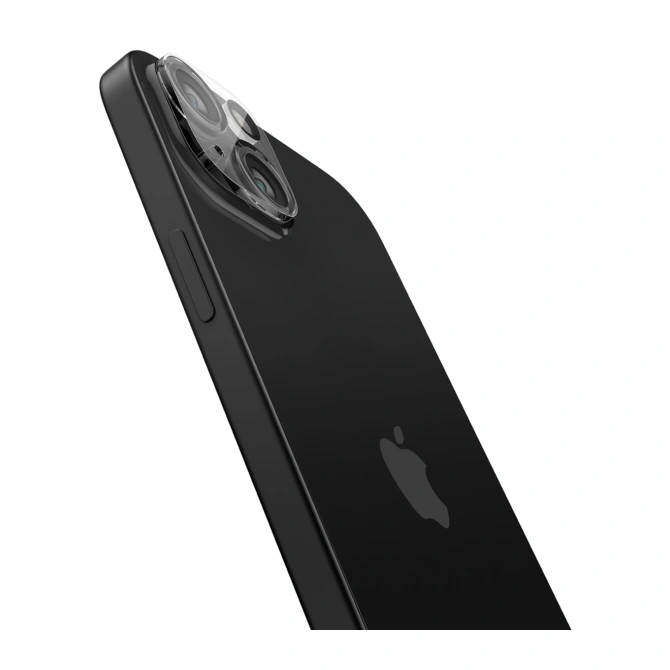 Spigen Optik Lens Protector - Full Camera bescherming (2-pack) Apple iPhone 15 / 15 Plus - Crystal Clear