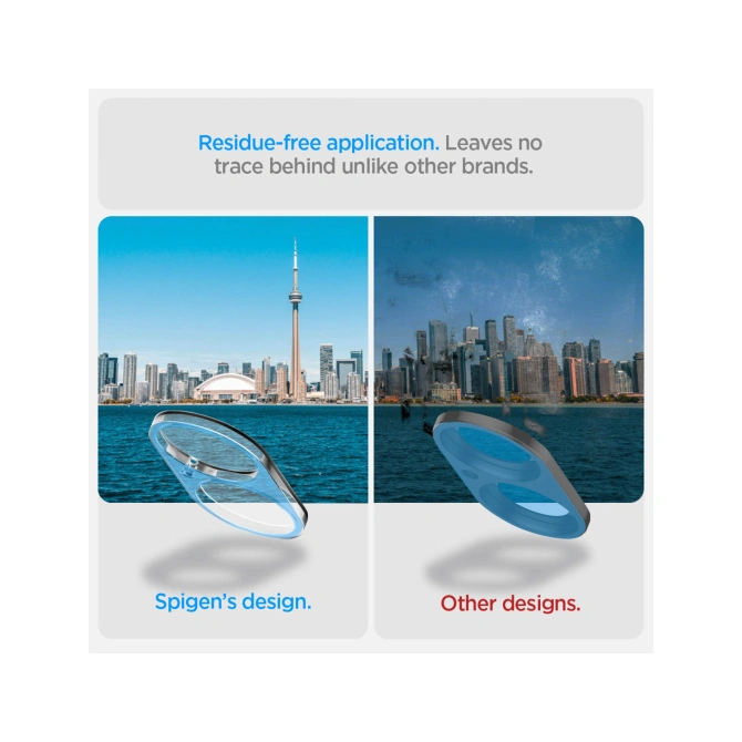 Spigen Optik Lens Protector - Full Camera bescherming (2-pack) Apple iPhone 16 / 16 Plus - Crystal Clear