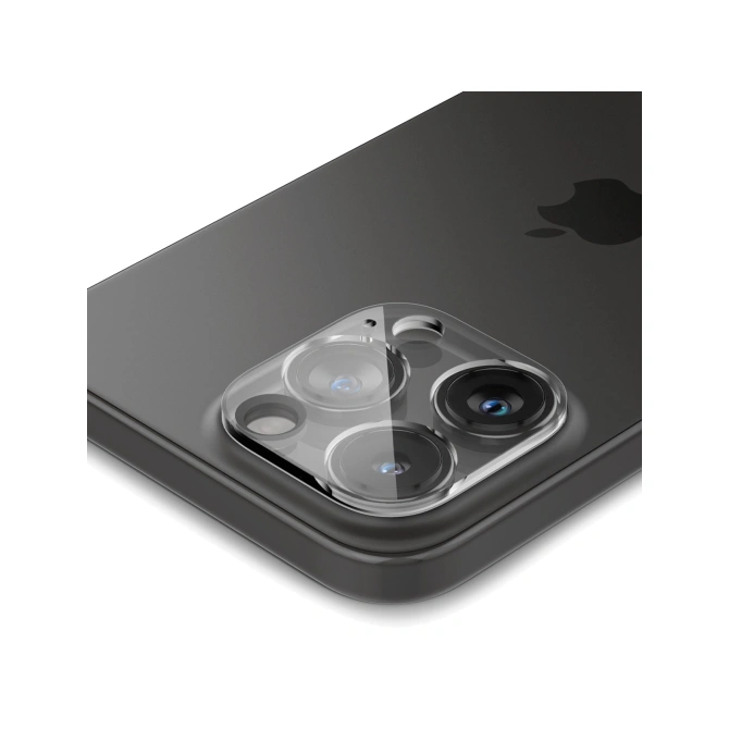 Spigen Optik Lens Protector - Full Camera bescherming (2-pack) Apple iPhone 16 Pro / 16 Pro Max / 15 Pro / 15 Pro Max / 14 Pro / 14 Pro Max - Crystal Clear