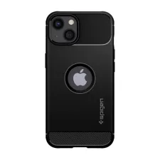 Spigen Rugged Armor Backcover Apple iPhone 13 - Zwart