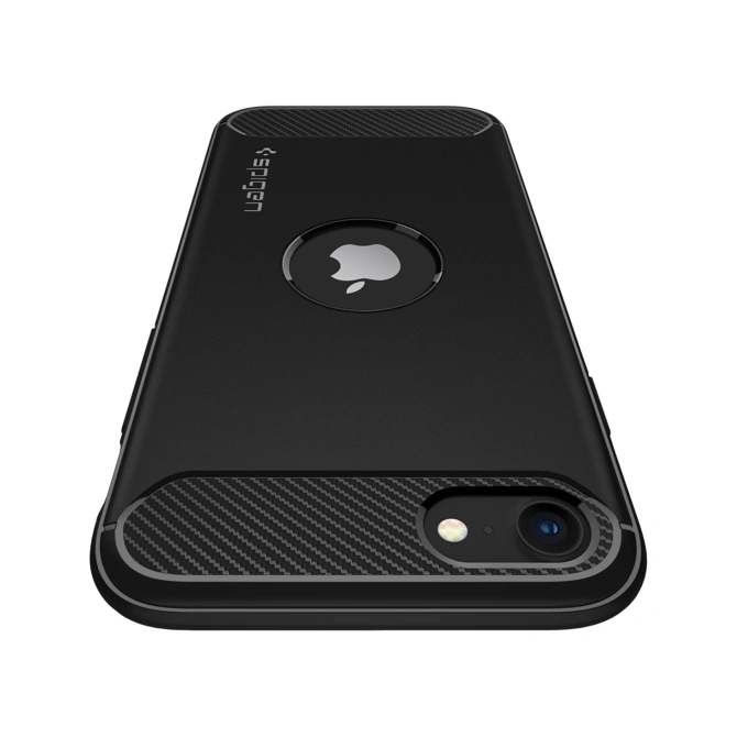 Spigen Rugged Armor Backcover Apple iPhone SE (2022 / 2020)