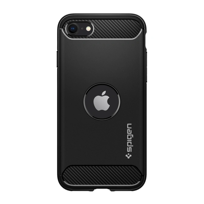 Spigen Rugged Armor Backcover Apple iPhone SE (2022 / 2020)
