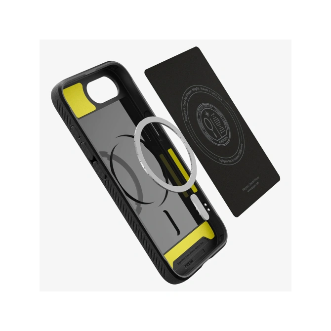 Spigen Rugged Armor Backcover MagSafe Apple iPhone 17e / 16e - Matte Black