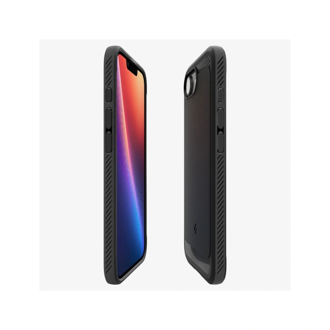 Spigen Rugged Armor Backcover MagSafe Apple iPhone 17e / 16e - Matte Black