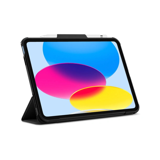 Spigen Rugged Armor Pro Bookcase Apple iPad 11 (2025) 11 inch A16 / iPad 10 (2022) 10.9 inch - Zwart