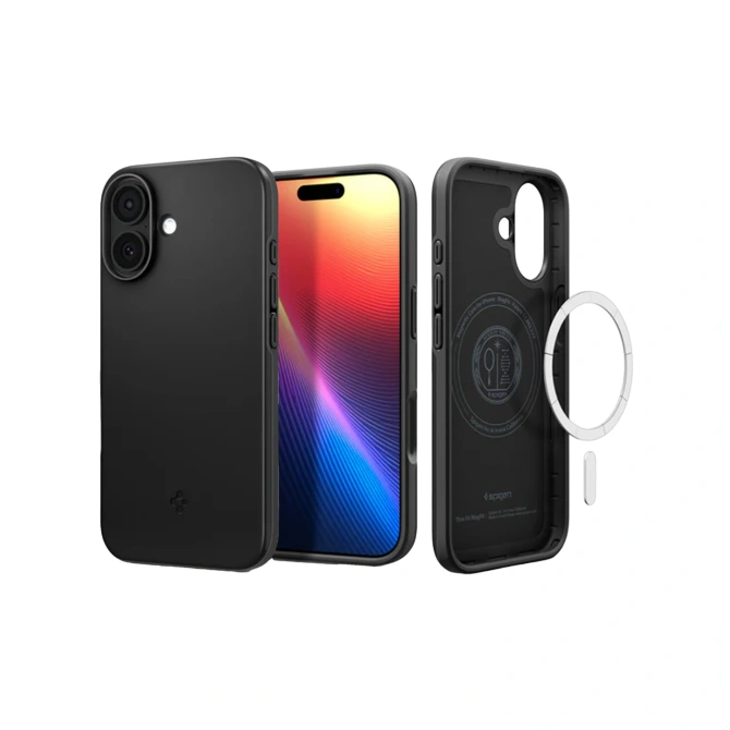 Spigen Thin Fit Backcover MagSafe Apple iPhone 17 - Black