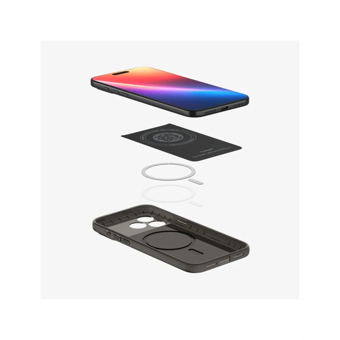 Spigen Thin Fit Backcover MagSafe Apple iPhone 17 Pro - Gunmetal