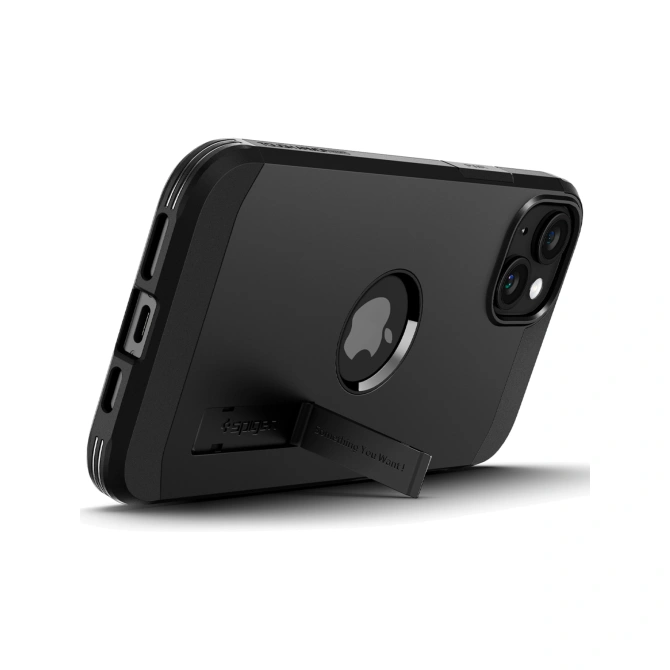 Spigen Tough Armor Backcover MagSafe Apple iPhone 15 - Zwart