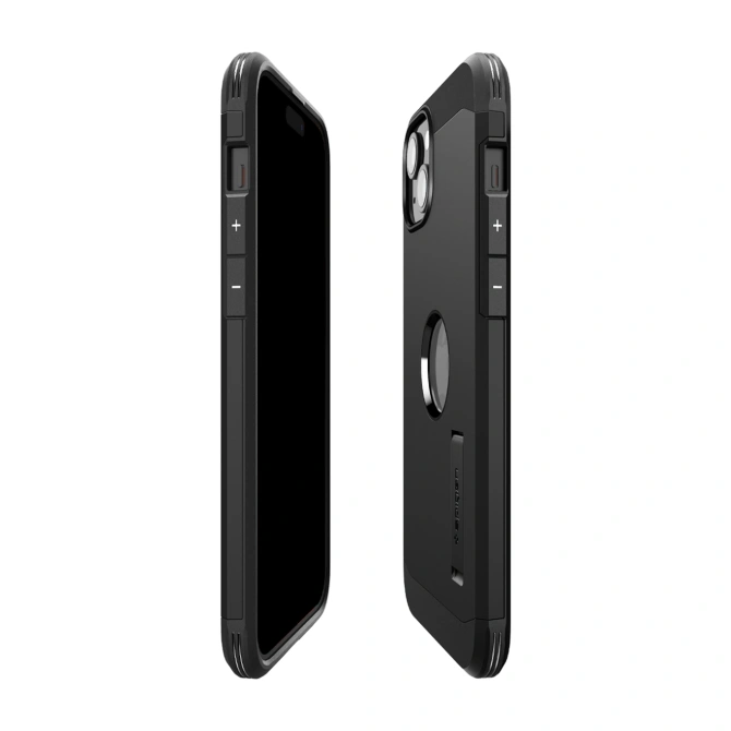 Spigen Tough Armor Backcover MagSafe Apple iPhone 15 - Zwart