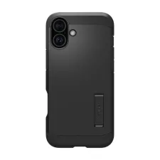Spigen Tough Armor Backcover MagSafe Apple iPhone 16 - Zwart
