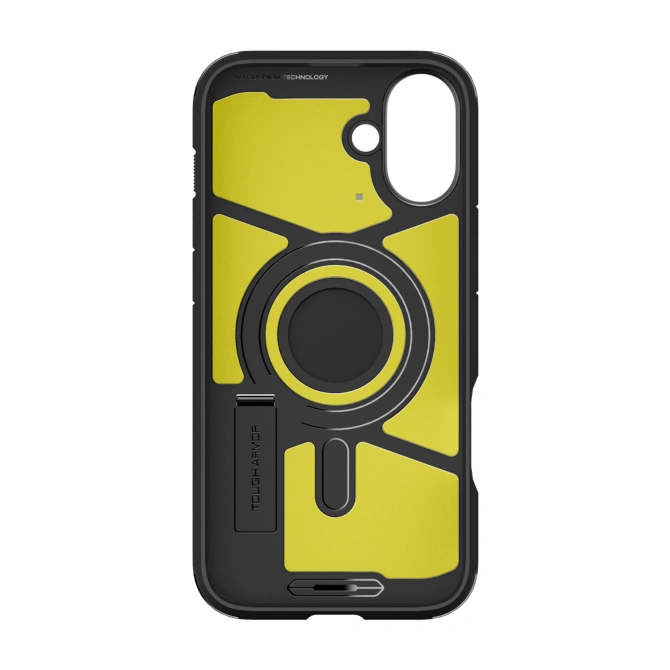 Spigen Tough Armor Backcover MagSafe Apple iPhone 16 - Zwart