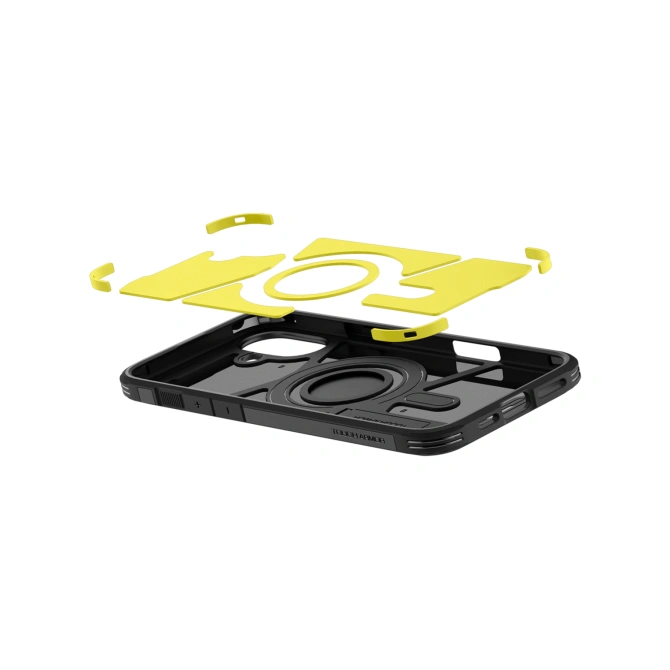 Spigen Tough Armor Backcover MagSafe Apple iPhone 16 - Zwart