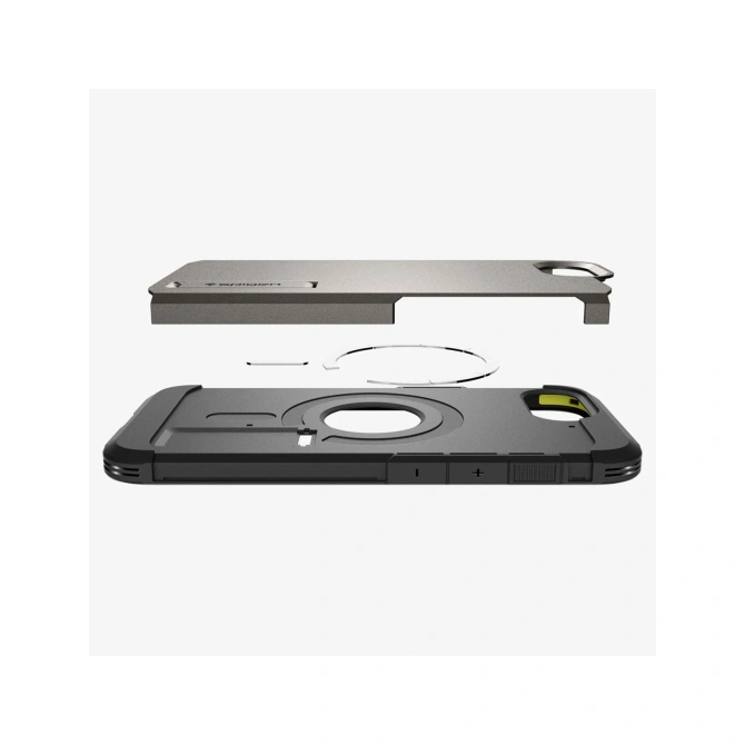Spigen Tough Armor Backcover MagSafe Apple iPhone 17e / 16e - Gunmetal
