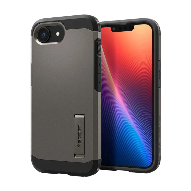 Spigen Tough Armor Backcover MagSafe Apple iPhone 17e / 16e - Gunmetal