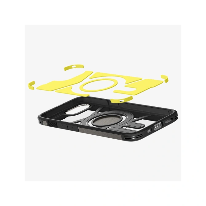 Spigen Tough Armor Backcover MagSafe Apple iPhone 17e / 16e - Gunmetal