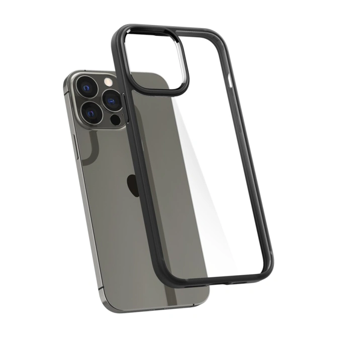 Spigen Ultra Hybrid Backcover Apple iPhone 13 Pro Max - Zwart