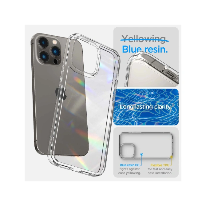 Spigen Ultra Hybrid Backcover Apple iPhone 14 Pro Max - Transparant