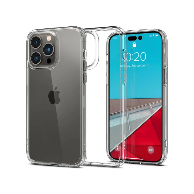 Spigen Ultra Hybrid Backcover Apple iPhone 14 Pro - Transparant