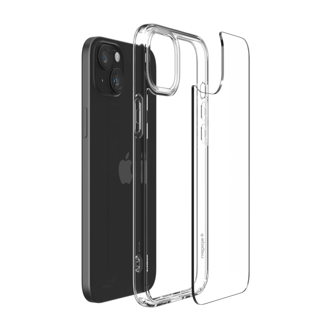 Spigen Ultra Hybrid Backcover Apple iPhone 15 - Crystal Clear