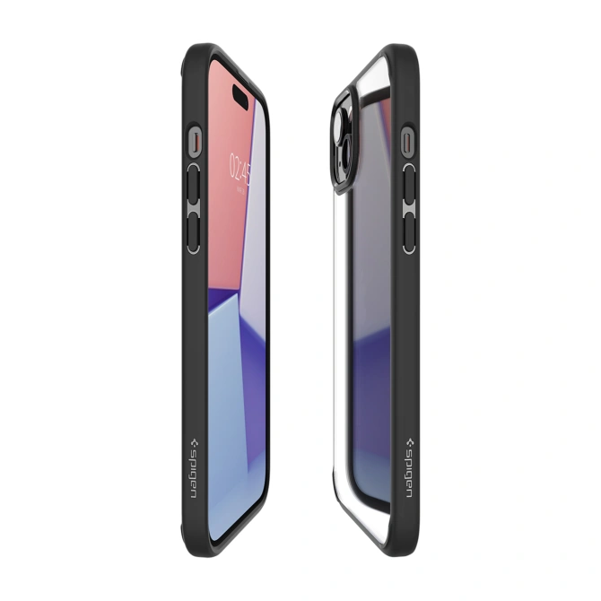 Spigen Ultra Hybrid Backcover Apple iPhone 15 - Matte Black