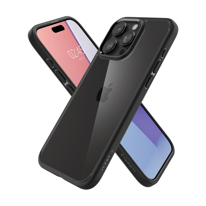 Spigen Ultra Hybrid Backcover Apple iPhone 15 Pro - Matte Black