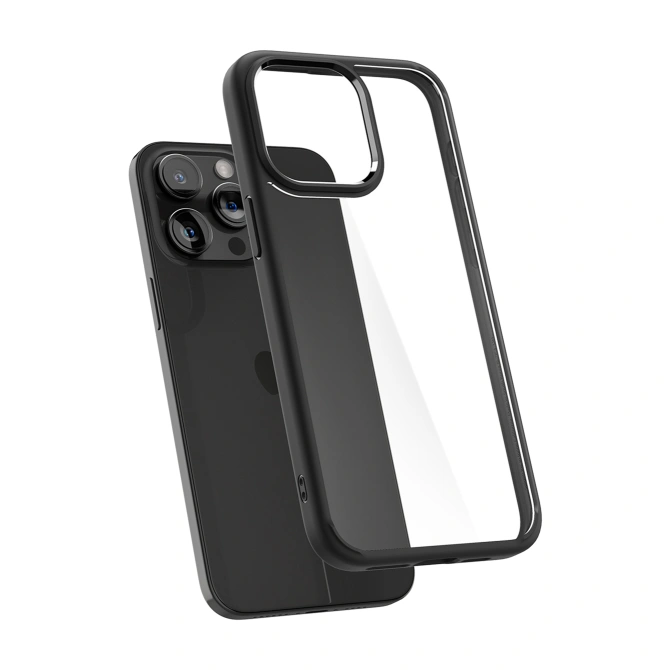 Spigen Ultra Hybrid Backcover Apple iPhone 15 Pro - Matte Black