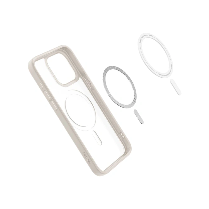 Spigen Ultra Hybrid Backcover MagSafe Apple iPhone 15 Pro - Frost Natural Titanium
