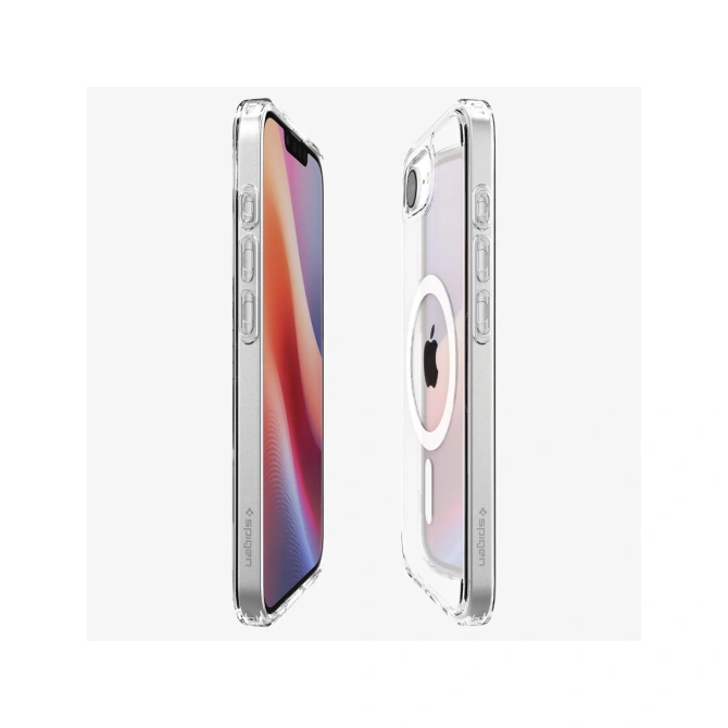 Spigen Ultra Hybrid Backcover MagSafe Apple iPhone 17e / 16e - Clear / White