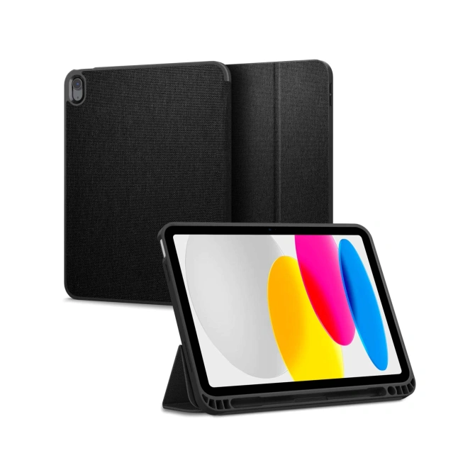 Spigen Urban Fit Bookcase Apple iPad 11 (2025) 11 inch A16 / iPad 10 (2022) 10.9 inch - Zwart