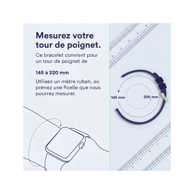 Sport Loop band Apple Watch | 44/45/46/49 mm - Purple Pulse