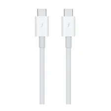 Thunderbolt 3 kabel - Oplaadkabel voor Apple MacBook - 0,8 meter - Wit Thunderbolt 3 kabel - Oplaadkabel voor Apple MacBook - 0,8 meter - Wit