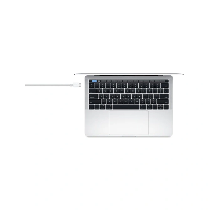 Thunderbolt 3 kabel - Oplaadkabel voor Apple MacBook - 0,8 meter - Wit