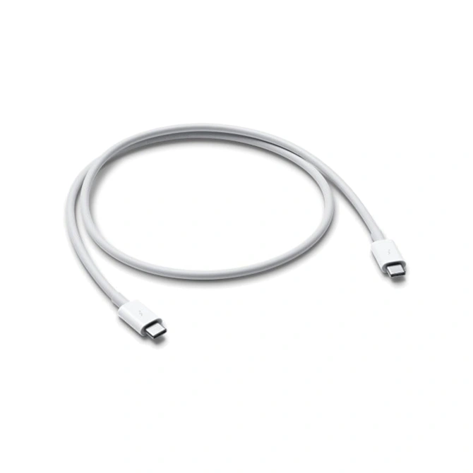 Thunderbolt 3 kabel - Oplaadkabel voor Apple MacBook - 0,8 meter - Wit
