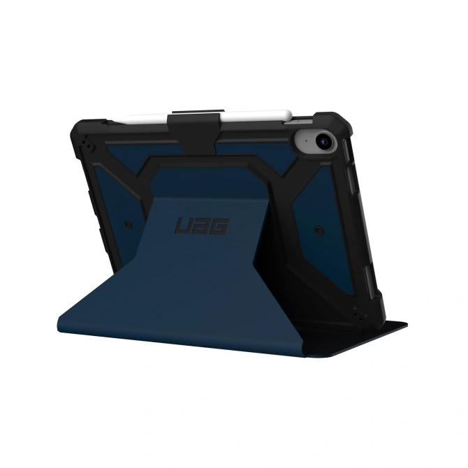 UAG Metropolis Bookcase Apple iPad 11 (2025) 11 inch A16 / iPad 10 (2022) 10.9 inch - Blauw