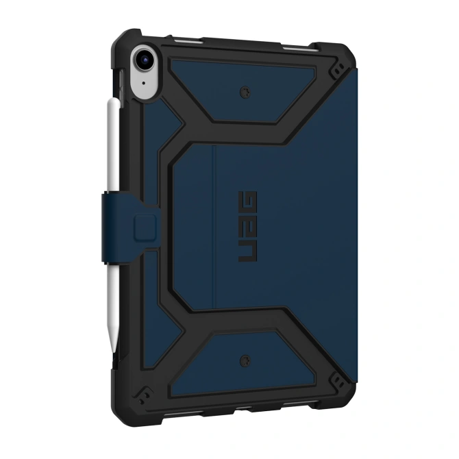 UAG Metropolis Bookcase Apple iPad 11 (2025) 11 inch A16 / iPad 10 (2022) 10.9 inch - Blauw