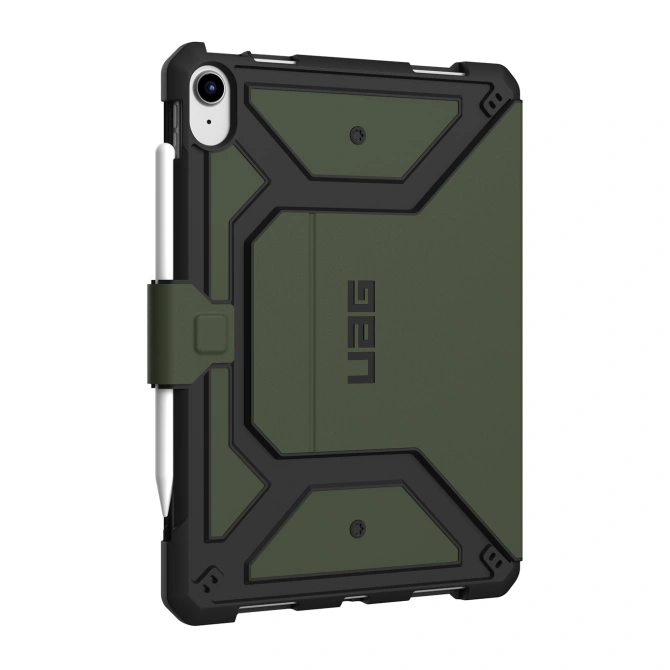 UAG Metropolis Bookcase Apple iPad 11 (2025) 11 inch A16 / iPad 10 (2022) 10.9 inch - Groen