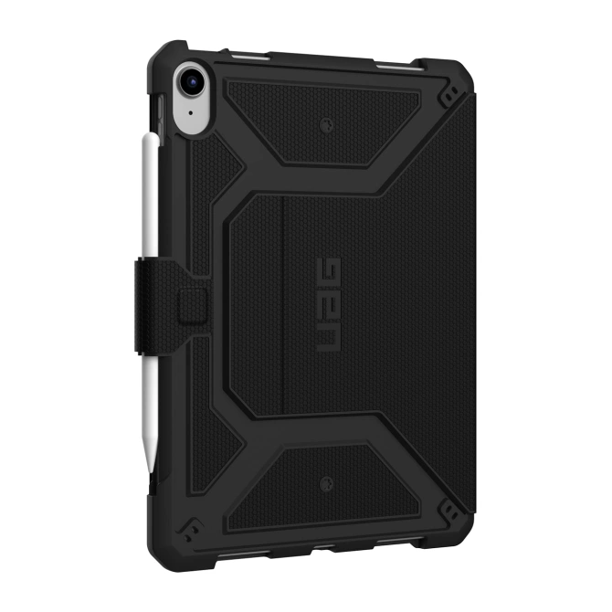 UAG Metropolis Bookcase Apple iPad 11 (2025) 11 inch A16 / iPad 10 (2022) 10.9 inch - Zwart
