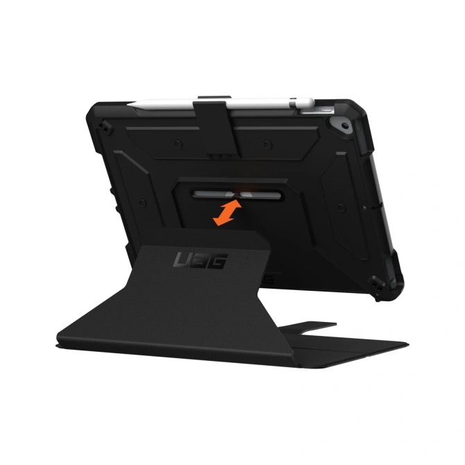 UAG Metropolis Bookcase Apple iPad 9 (2021) 10.2 inch / iPad 8 (2020) 10.2 inch / iPad 7 (2019) 10.2 inch - Zwart