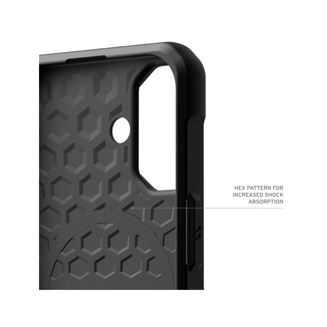 UAG Metropolis LT MagSafe Backcover Apple iPhone 16 - Kevlar Black