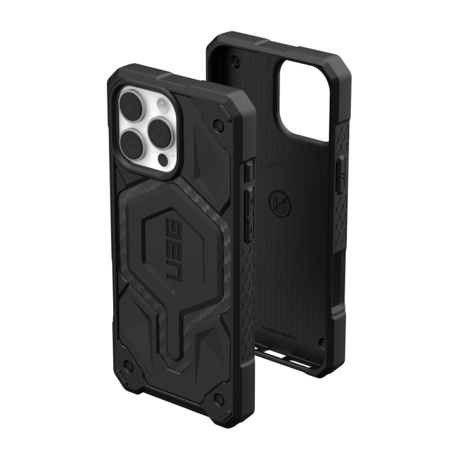 UAG Monarch Backcover Apple iPhone 16 Pro Max - Carbon Fiber