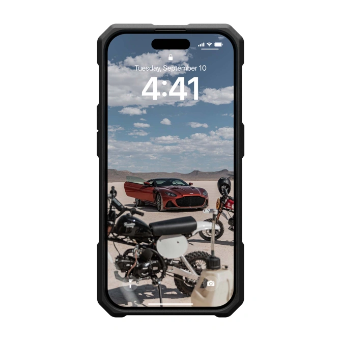 UAG Monarch Pro Backcover Apple iPhone 15 Pro - Carbon Fiber
